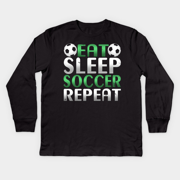 Awesome Eat Sleep Soccer Repeat Soccer Player Novelty Design